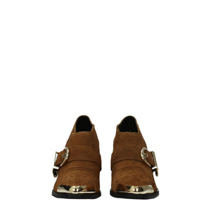 Braune Lederstiefeletten