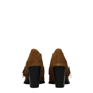 Braune Lederstiefeletten