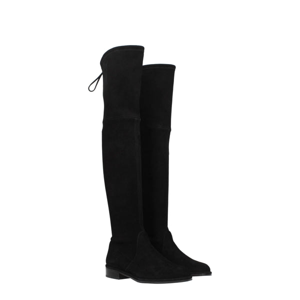 Schwarzes Leder Over The Knee