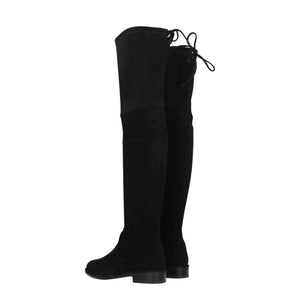 Schwarzes Leder Over The Knee