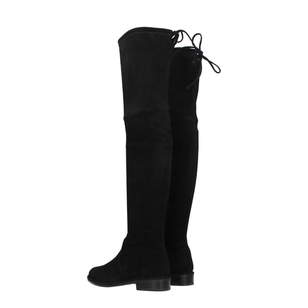 Schwarzes Leder Over The Knee