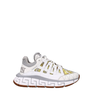 Weißes Leder Sportliche Turnschuhe