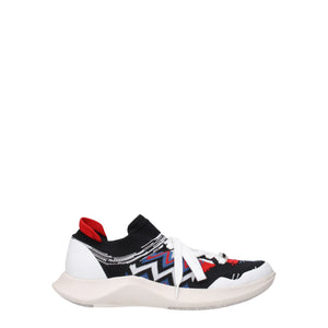 Multicolor-Stoff-Sneakers