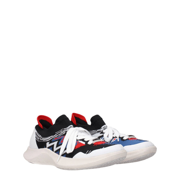Multicolor-Stoff-Sneakers