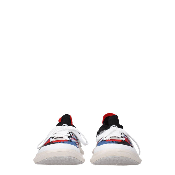 Multicolor-Stoff-Sneakers