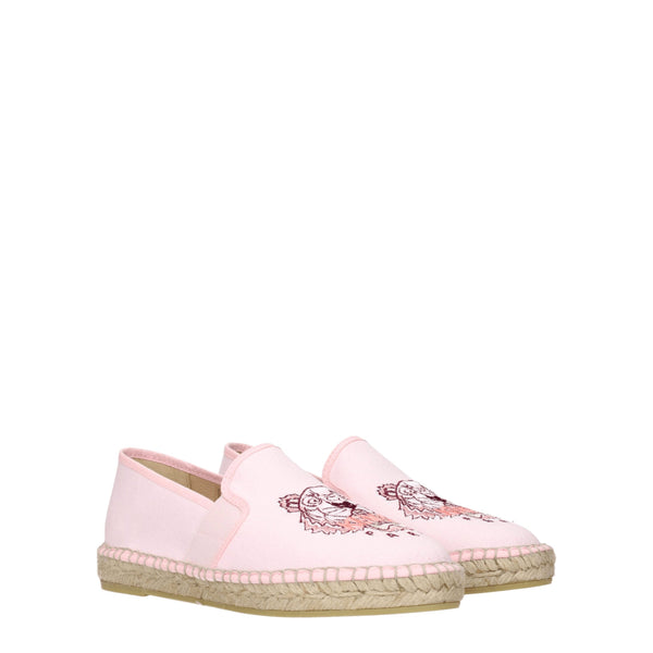Espadrilles aus rosa Stoff