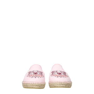 Espadrilles aus rosa Stoff