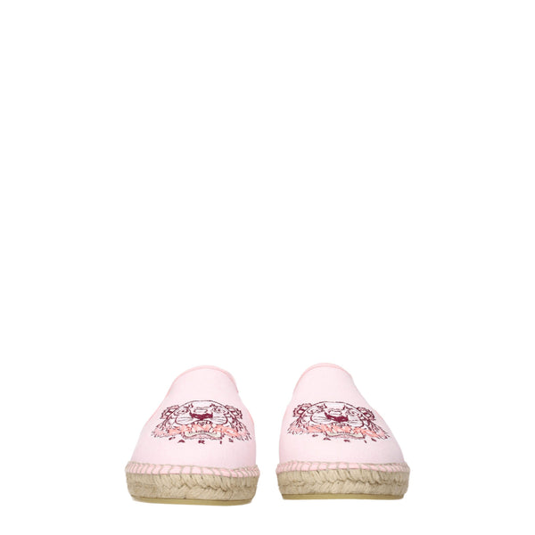 Espadrilles aus rosa Stoff