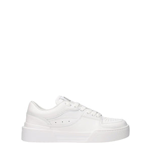Weiße Sneakers aus Leder