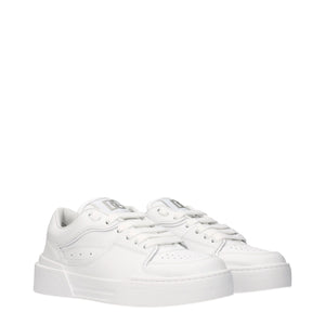 Weiße Sneakers aus Leder