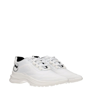 Weiße Leder-Sneakers