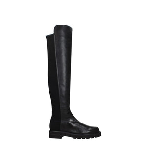 Schwarzes Leder Over The Knee