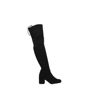 Schwarzes Leder Over The Knee
