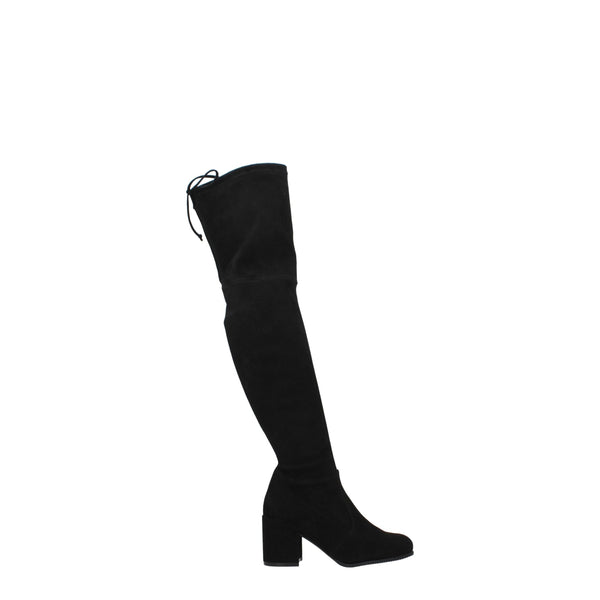 Schwarzes Leder Over The Knee