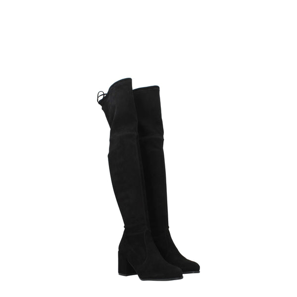 Schwarzes Leder Over The Knee