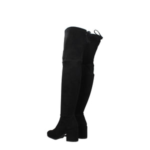 Schwarzes Leder Over The Knee