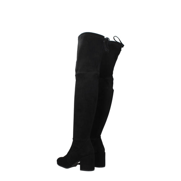 Schwarzes Leder Over The Knee