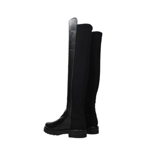Schwarzes Leder Over The Knee