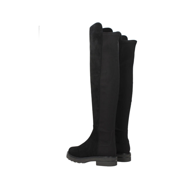 Schwarzes Leder Over The Knee