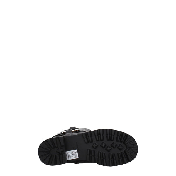 Schwarzes Leder Over The Knee