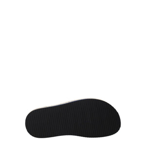 Blaue Stoff-Pantoffeln