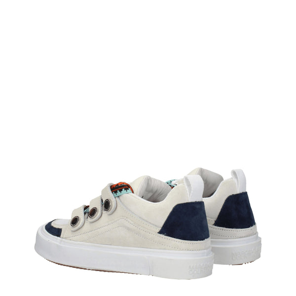 Beigefarbene Leder-Sneaker mit niedrigem Schaft