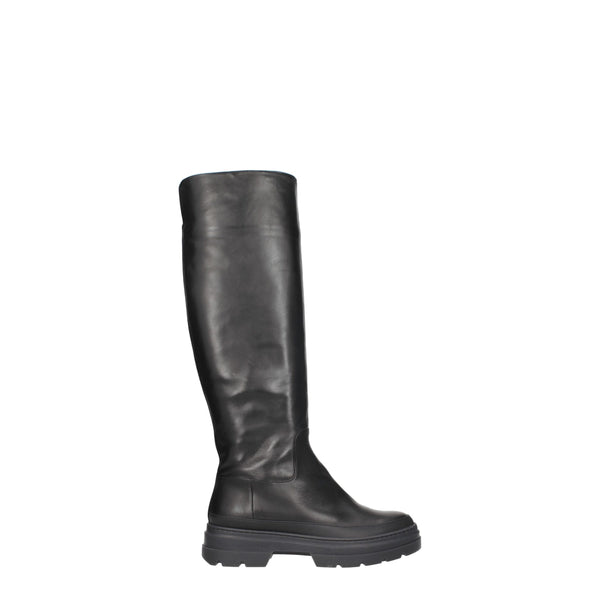 Schwarzes Leder Over The Knee