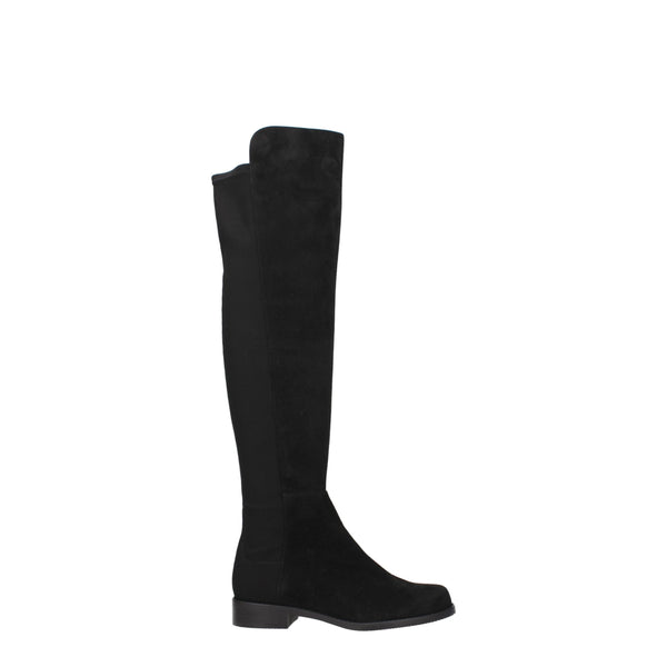 Schwarzes Leder Over The Knee