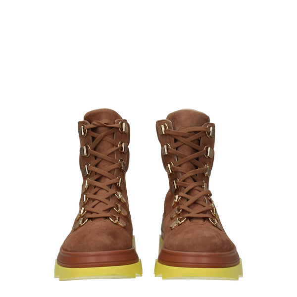 Braune Lederstiefeletten