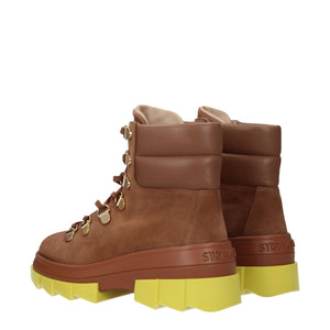 Braune Lederstiefeletten