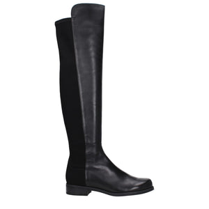 Schwarzes Leder Over The Knee
