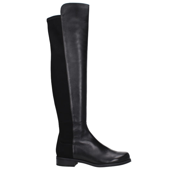 Schwarzes Leder Over The Knee