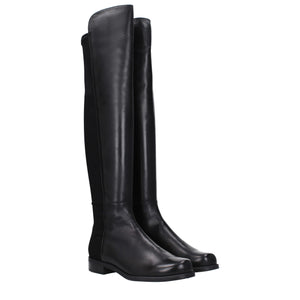 Schwarzes Leder Over The Knee