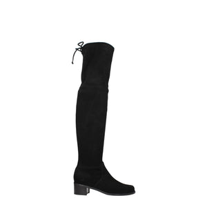 Schwarzes Leder Over The Knee