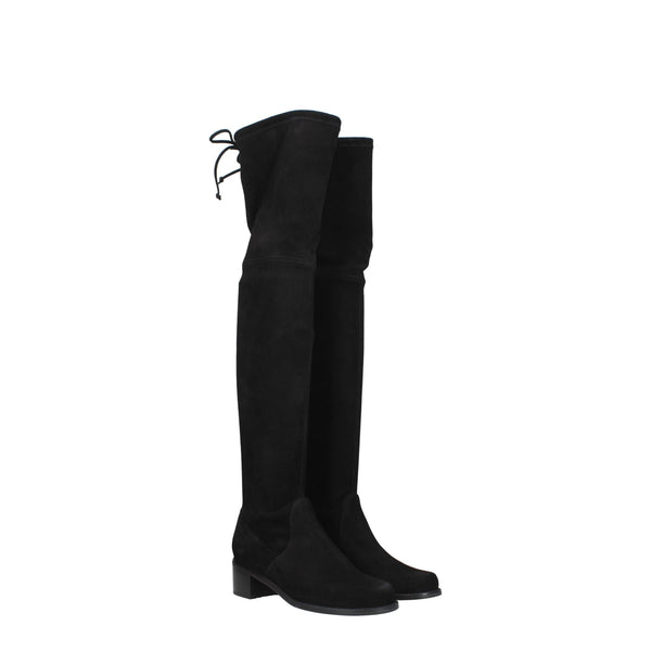 Schwarzes Leder Over The Knee