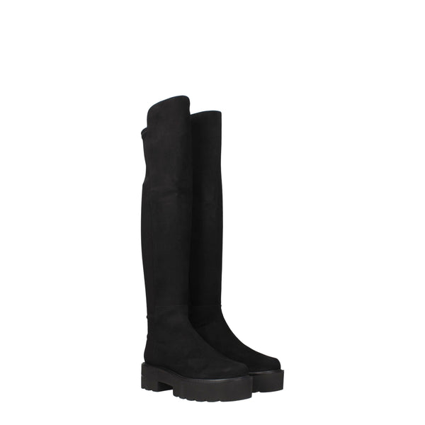 Schwarzes Leder Over The Knee