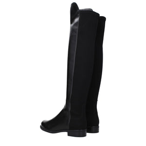 Schwarzes Leder Over The Knee
