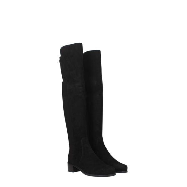 Schwarzes Leder Over The Knee