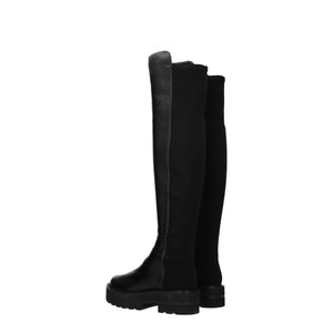 Schwarzes Leder Over The Knee