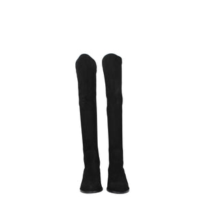 Schwarzes Leder Over The Knee