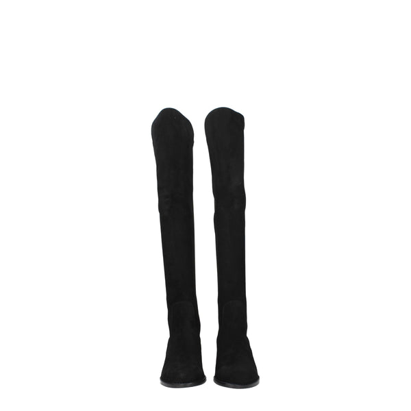 Schwarzes Leder Over The Knee