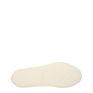 Beigefarbene High-Top-Sneaker aus Stoff