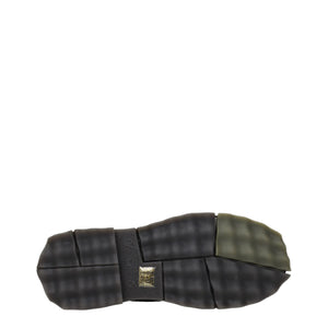 Schwarze Leder Slipper