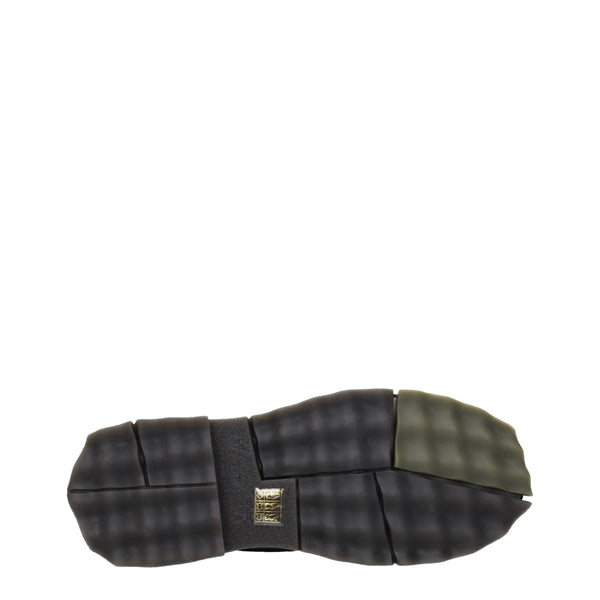 Schwarze Leder Slipper