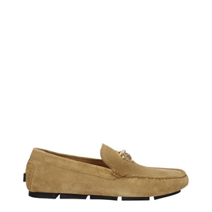 Beige Leder Slipper