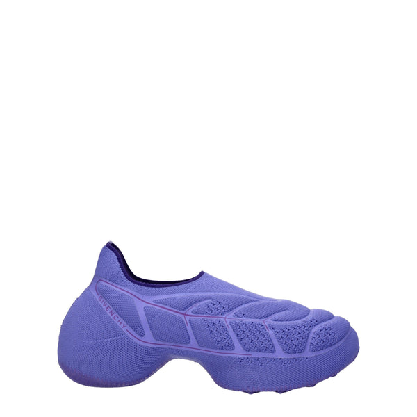 Lila Stoff Slipper