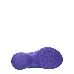 Lila Stoff Slipper