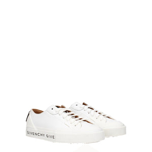 Weiße Sneaker aus Leder