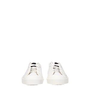Weiße Sneaker aus Leder