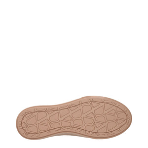 Rosa Stoff-High-Top-Sneaker